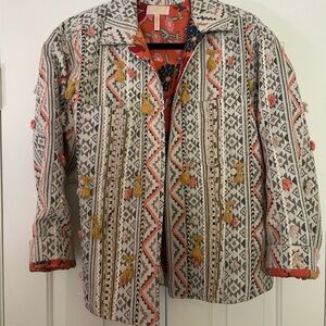 Patterned Multicolor Blazer